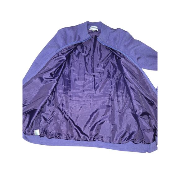 Fairway & Greene Purple Italian Merino Lined Sweater Size XL. Whistling Straits - Picture 2 of 7